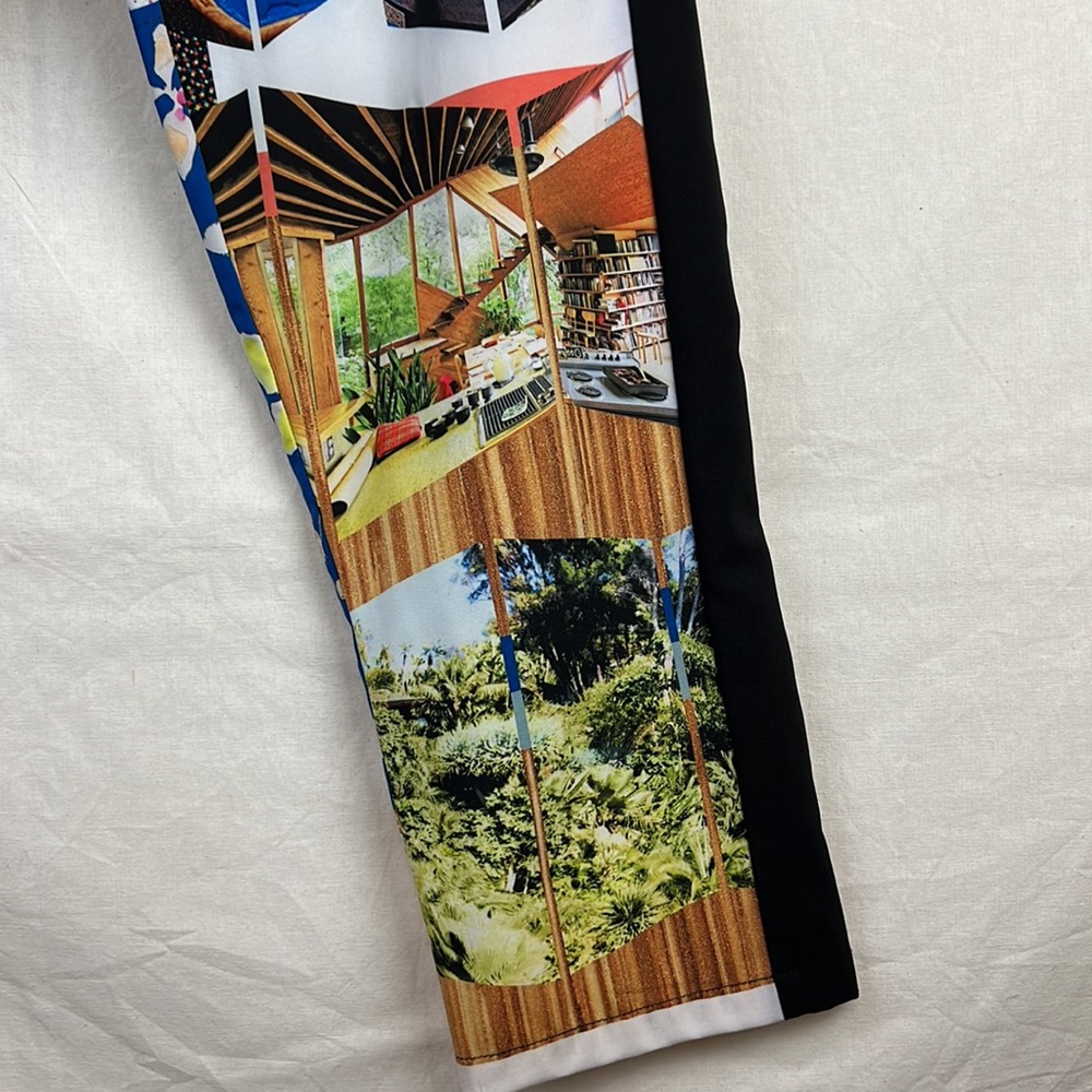 Clover Canyon “Room with a View” XS Pants NWT Abstract Art Joggers - Picture 4 of 12